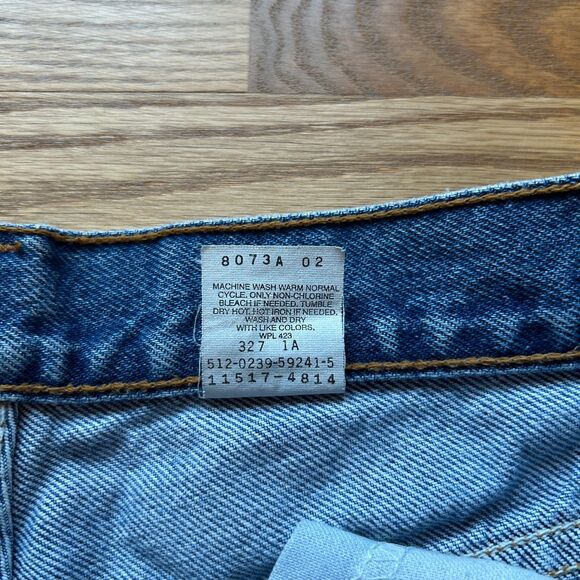 VINTAGE LEVIS 517 BOOT CUT LOW RISE DENIM JEANS SZ 7 JR - Picture 5 of 9